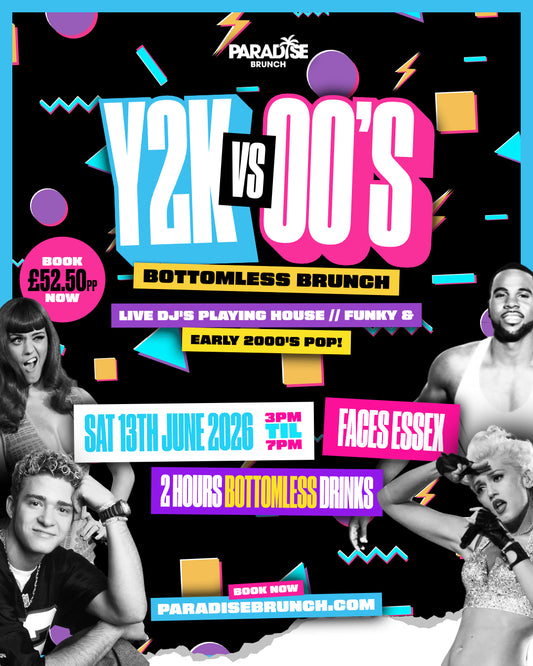 Y2K Vs 00's Bottomless Brunch | Saturday 13th June